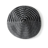 Pure Pure Cashmere Houndstooth Beret Checkered Cashmere Painter Hat Black M