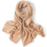 100% Cashmere Scarf For Women And Men Pure Cashmere Winter Scarf Gift Camel L