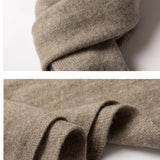100% Cashmere Scarf Luxury Lightweight Cashmere Wrap Scarf Taupe M