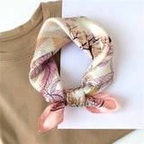 Silk Scarf For Women's Square Neck Pure Silk Scarfs Style - 1 M