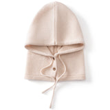 Womens Cashmere Hooded Scarf Button Up Cashmere Balaclava Cashmere Neck Warmer