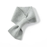Cashmere Bow Scarf Cashmere Bow Tie Neck Wrap Cashmere Neck Warmer Grey M