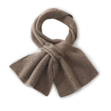 Cashmere Neck Scarf Winter Bow Scarf Womens Cashmere Neck Wrap Taupe M