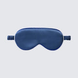 Kids Pure Silk Eye Mask Trim Silk Sleep Eye Mask for Baby Toddler Navy Blue S