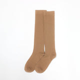 Mid Calf Cashmere Socks Lightweight Cashmere Crew Socks Cashmere Knit Socks Camel M
