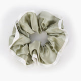Muberry Silk Hair Scrunchies For Women Army Green M