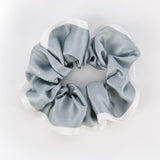 Muberry Silk Hair Scrunchies For Women Haze Blue M