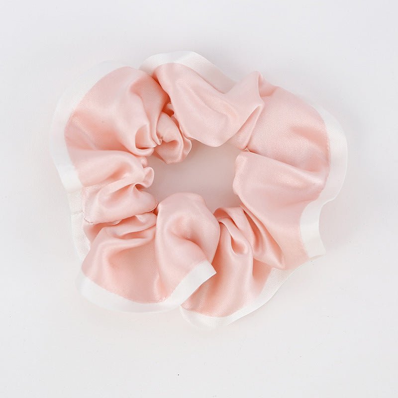 Muberry Silk Hair Scrunchies For Women Pink M