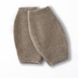 Premium Cashmere Knit Knee Warmers Cashmere Knee Sleeve Wraps Taupe M