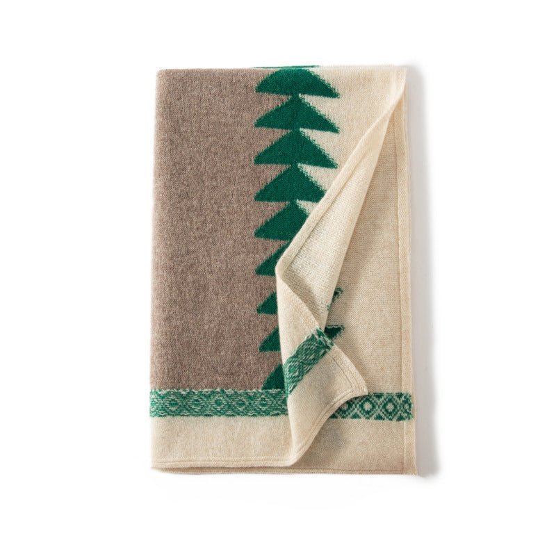 Pure Cashmere Scarf Long Shawl And Wraps Special Christmas Scarves Taupe L