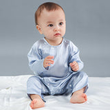 Pure Silk Bodysuit For Babies Lightweight Summer Silk Clothes Rosy Pink 0 - 3M