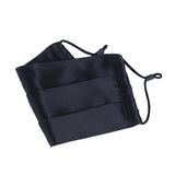 Silk Masks For Women Silk Adjustable Sensitive Skin Face Mask M Black