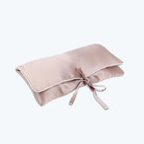 Silk Travel Set 3 PCS Pure Silk Storage Bag Slippers And Eyemask Champagne S