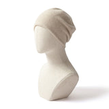Unisex Seamless Cashmere Slouchy Beanie Cashmere Ski Cap Hat Beige M
