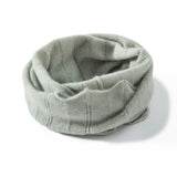 Womens Cashmere Neck Gaiter Cashmere Scarf Openwork Knit Cashmere Snood Green M