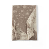 Snowflake Cashmere Scarf for Women Cashmere Wrap Scarf Gifts Taupe L