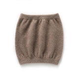Womens Pure Cashmere Knit Belly Warmer Cashmere Belly Wrap for Winter Taupe M